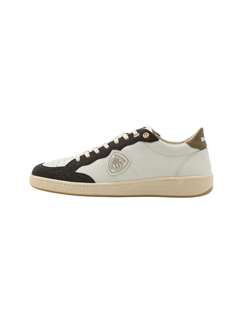 Blauer.USA Sneaker low  mørkebrun / hvid