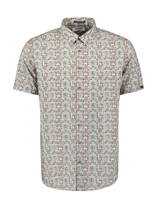 No Excess Skjorte  sand / smaragd / rustrød