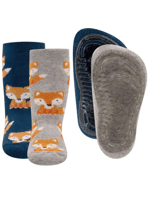 EWERS Sokker  greige / mørkeorange / sort / hvid