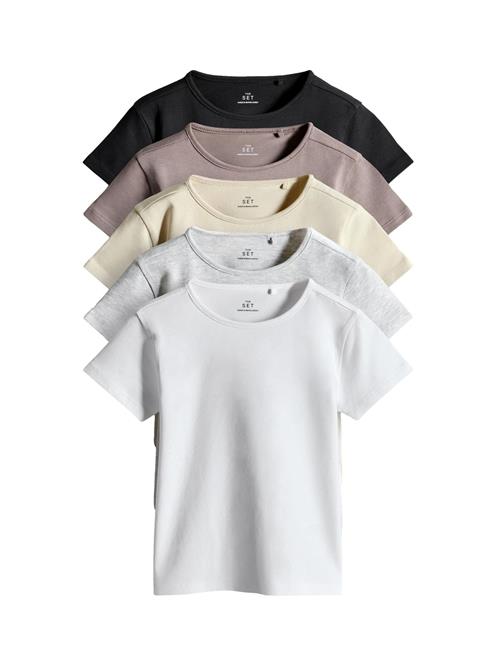 The Set Shirts  creme / grå / sort / hvid