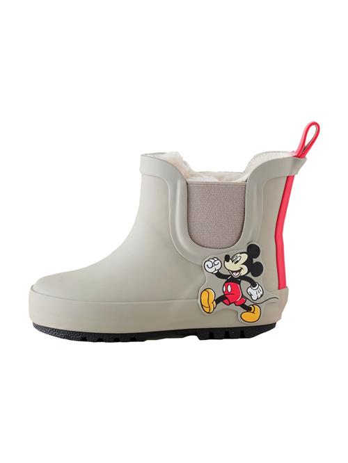 Next Gummistøvler 'Mickey Mouse'  mørkebeige / rød / sort / hvid