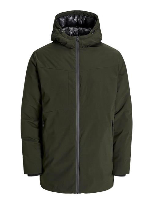 JACK & JONES Vinterparka 'JWHPlanet'  mørkegrøn