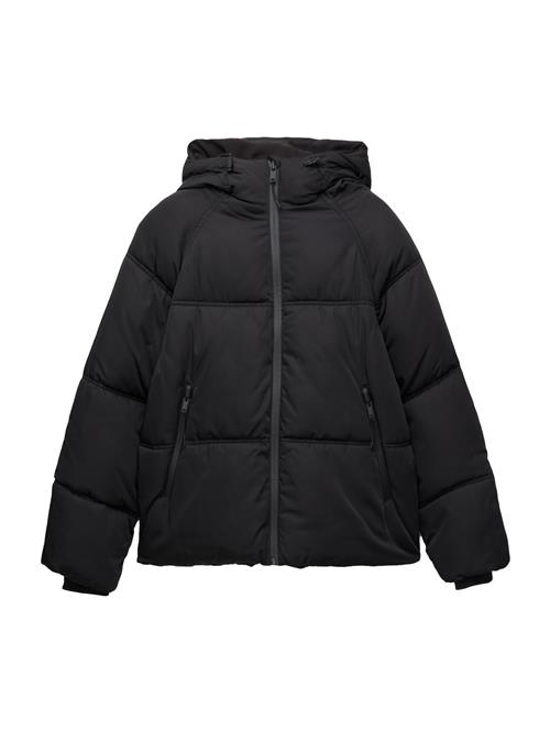 Pull&Bear Vinterjakke  sort