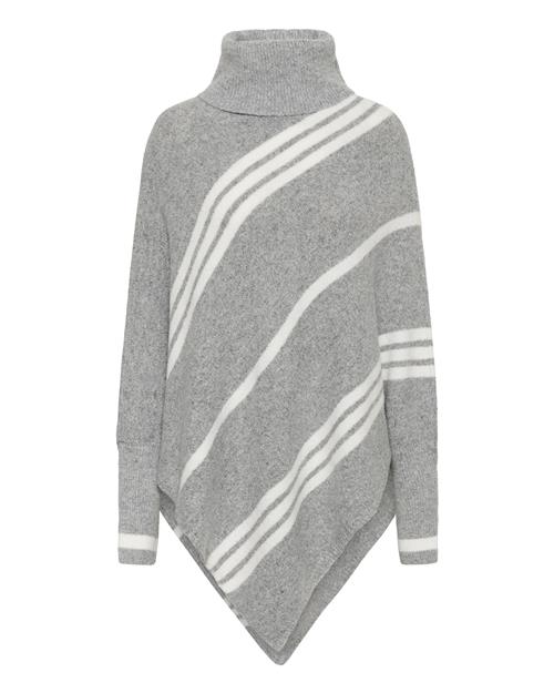 Cream Kappe 'Kuma'  grå-meleret / hvid