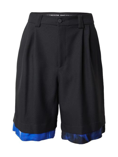 Versace Jeans Couture Bukser med lægfolder  blå / sort / hvid