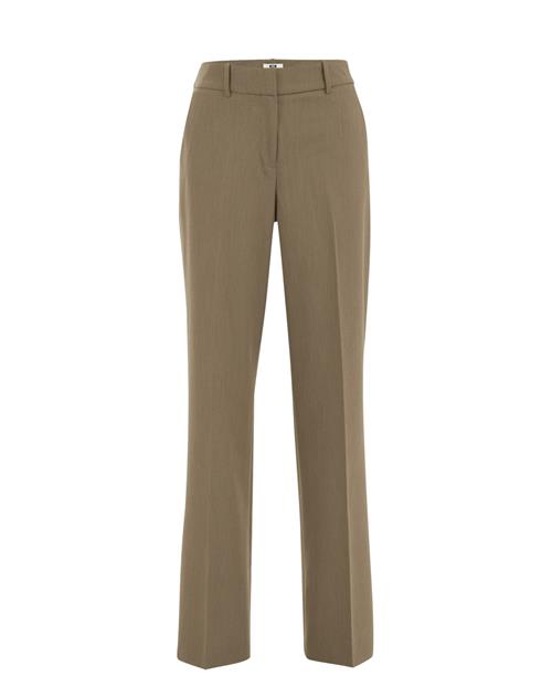 WE Fashion Bukser med fals  lysebrun