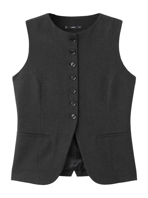 MANGO Jakkesætsvest 'Daisy'  antracit