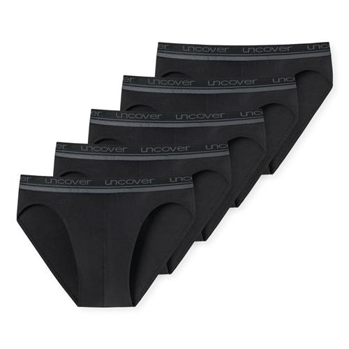 uncover by SCHIESSER Slip  grå / sort