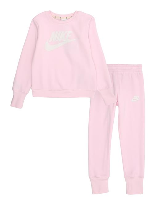 Nike Sportswear Joggingdragt  lyserød / hvid