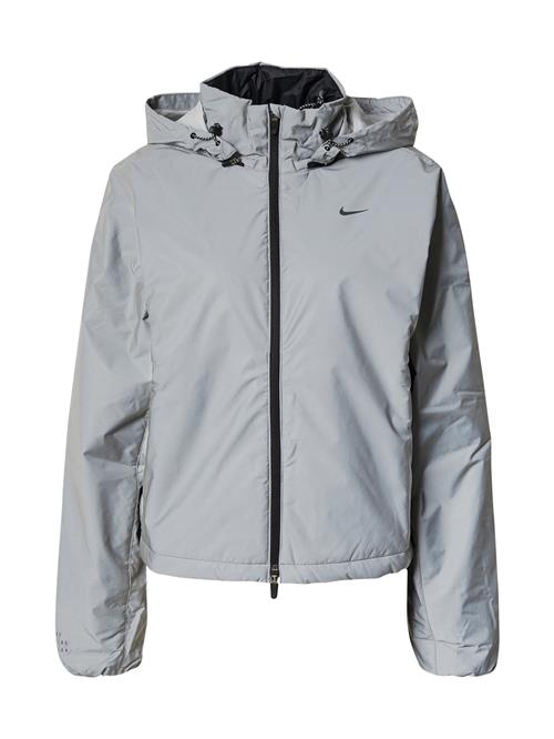 Nike Sportswear Overgangsjakke 'DVN'  sølvgrå / sort