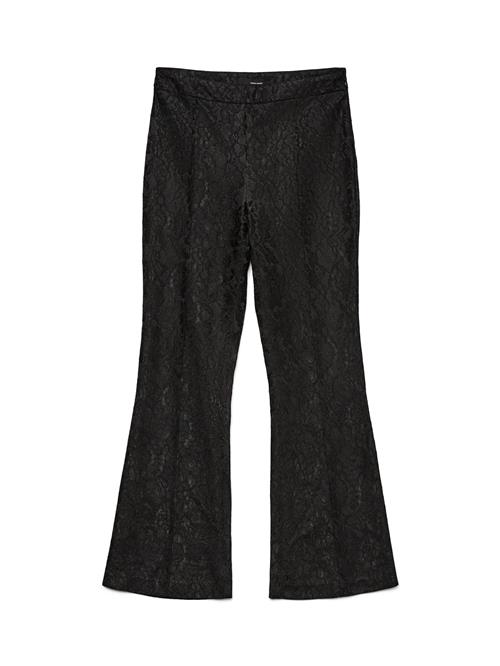 VERO MODA Bukser med lægfolder 'VMScarly'  sort