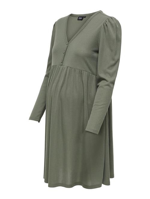 Only Maternity Kjole 'OLMCamoni'  khaki