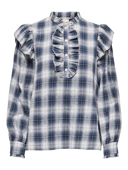 ONLY Bluse 'ONLFiga'  natblå / mørkeblå / offwhite