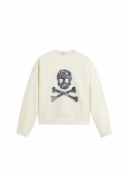 Scalpers Sweatshirt  sort / hvid