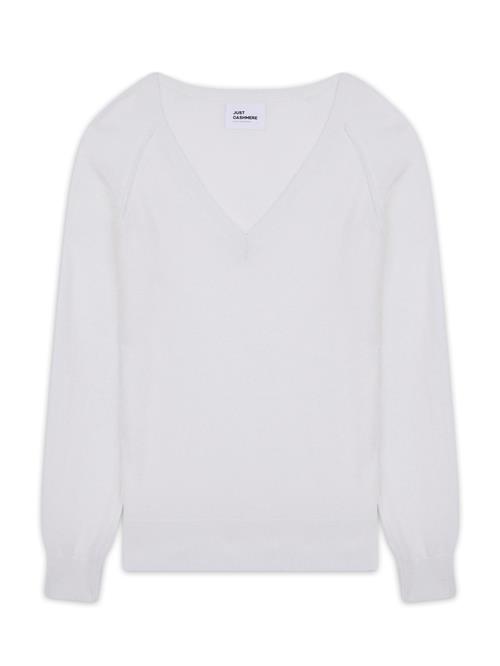 JUST CASHMERE Pullover 'Phoebe'  offwhite