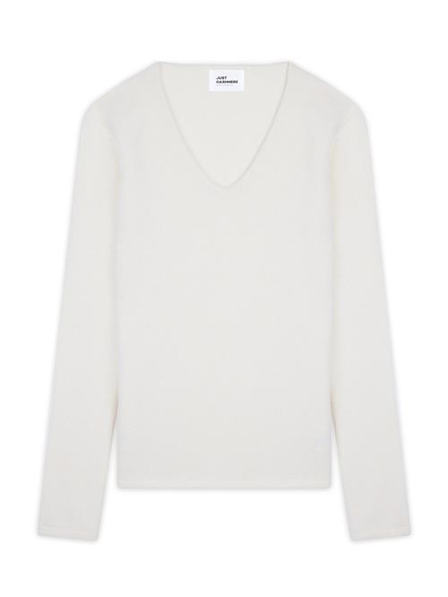 JUST CASHMERE Pullover 'Abby'  lysegrå