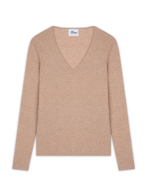 JUST CASHMERE Pullover 'Joan'  mokka