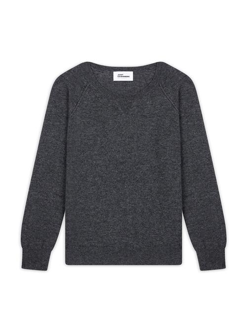JUST CASHMERE Pullover 'Helen'  grå-meleret