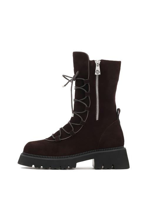 Kazar Snørestøvletter  mørkebrun