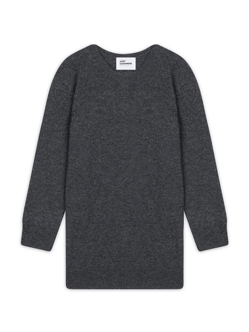 JUST CASHMERE Pullover 'JANICE'  grå-meleret