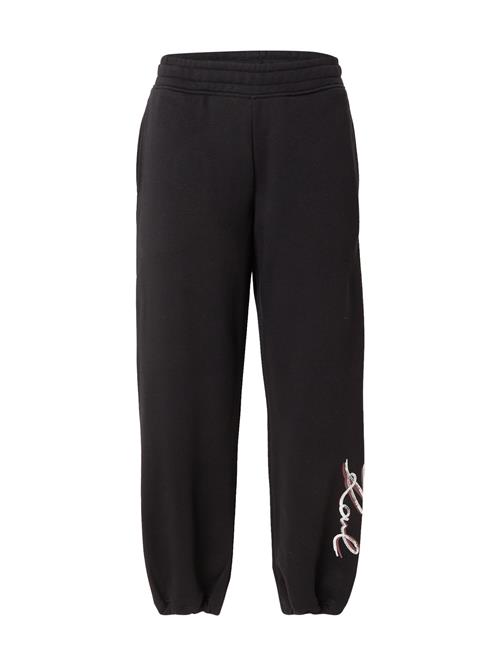 Karl Lagerfeld Bukser  choko / sort / hvid