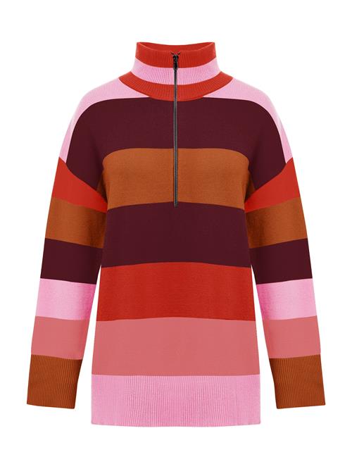 Imily Bela Pullover  mørkeorange / knaldrød / melon / mørkerød