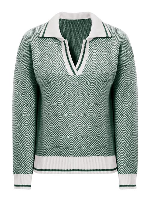 Imily Bela Pullover  grøn / hvid