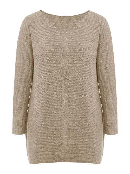 Imily Bela Strikkjole  beige-meleret