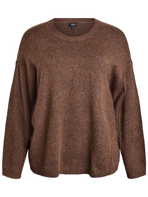 Zizzi Pullover 'Vista'  choko