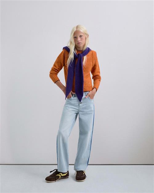 Scalpers Pullover  lilla / orange-meleret