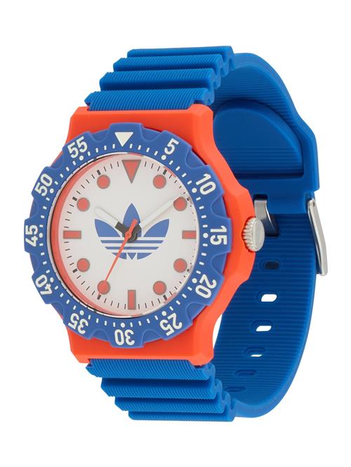 ADIDAS ORIGINALS Analogt ur 'Discoverer Two'  blå / orange / hvid