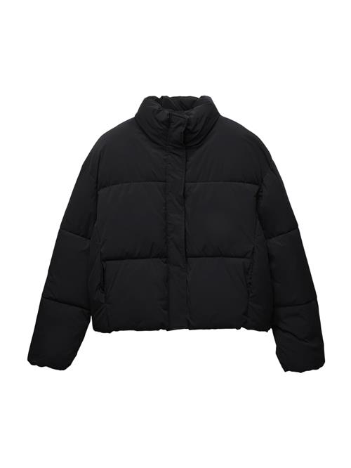 Pull&Bear Vinterjakke  sort