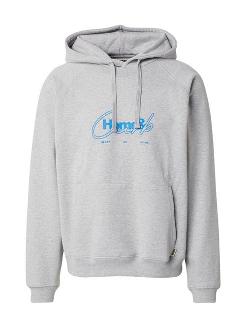 Woodbird Sweatshirt 'Paw Curb'  azur / lysegrå