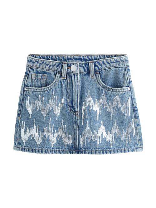 Next Nederdel  blue denim