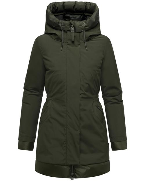 NAVAHOO Vinterfrakke 'Winterprinzessin 14'  khaki