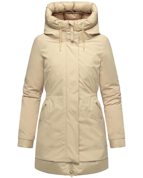 NAVAHOO Vinterfrakke 'Winterprinzessin 14'  beige