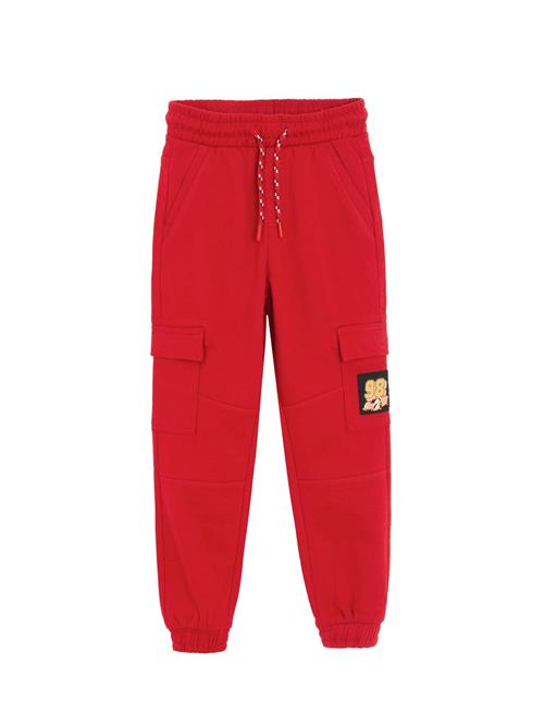 Cool Club Bukser  abrikos / rød / sort