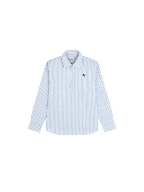 Scalpers Skjorte  lyseblå / hvid