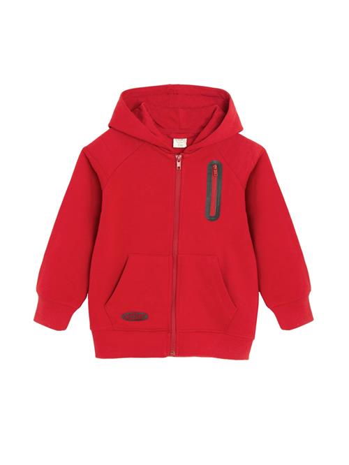 Cool Club Sweatjakke  rød / sort