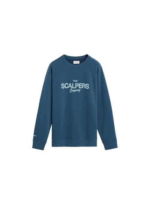Scalpers Sweatshirt  navy / himmelblå