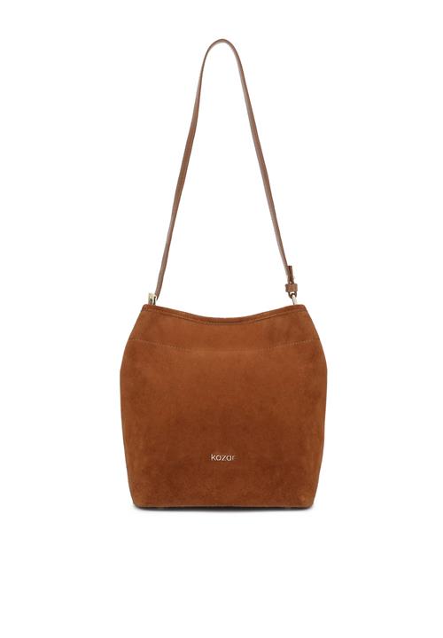 Kazar Skuldertaske  cognac