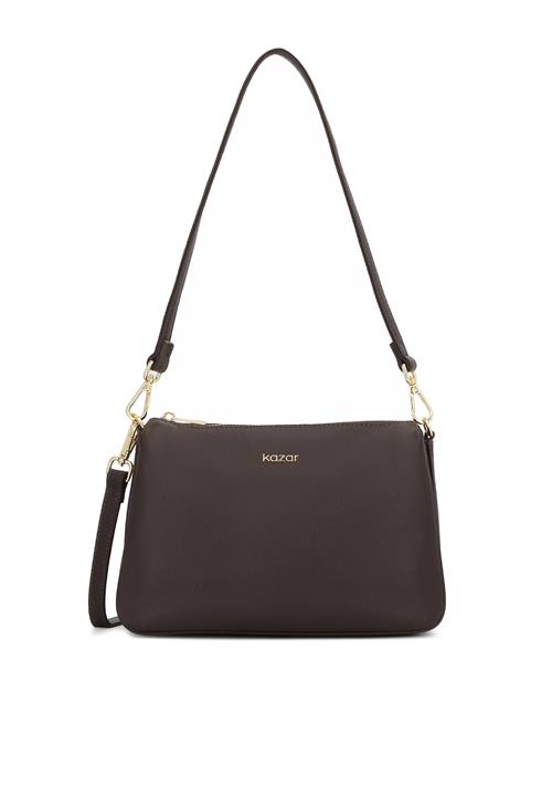 Kazar Skuldertaske  brun