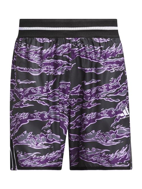 ADIDAS PERFORMANCE Sportsbukser 'Crazy Lite'  lilla / sort / hvid