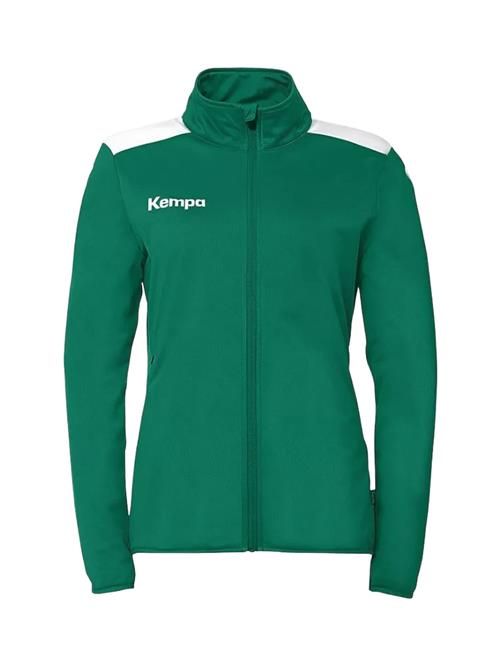KEMPA Træningsjakke 'Emotion 27'  grøn / hvid