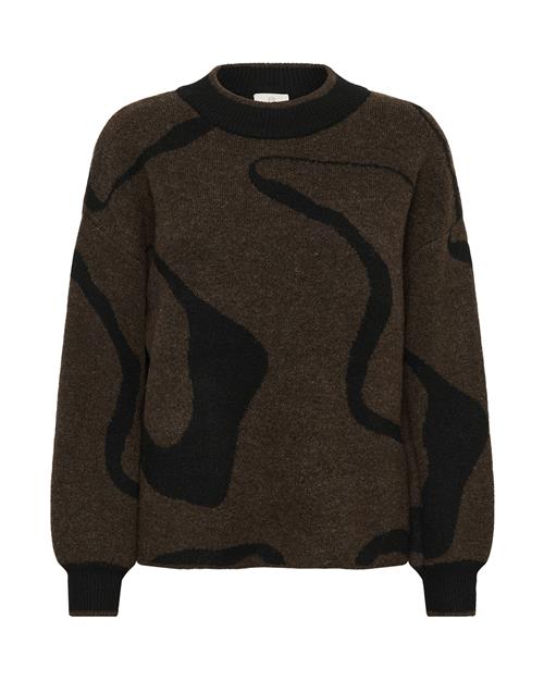 Kaffe Pullover 'Wilma'  brun / sort