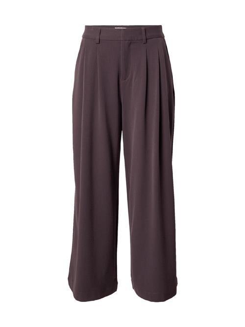 millane Bukser med lægfolder  brun