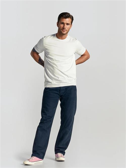 LEBASQ Undertrøje 'Miles 3 Pack Crew Neck Long Fit'  hvid