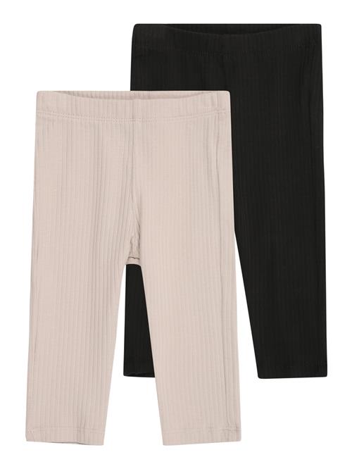 Lindex Leggings  beige / sort