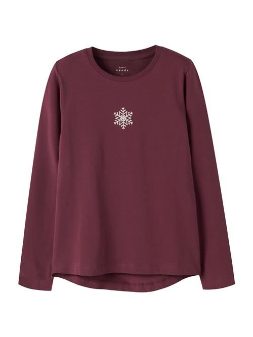 NAME IT Bluser & t-shirts 'NKFVIX'  burgunder / hvid