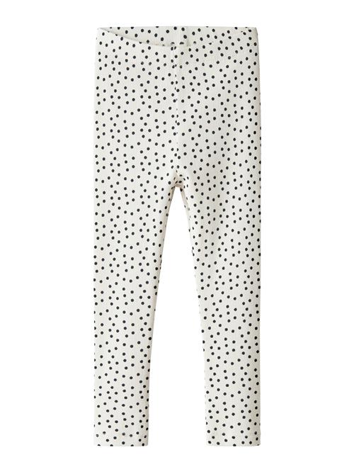 NAME IT Leggings  creme / sort